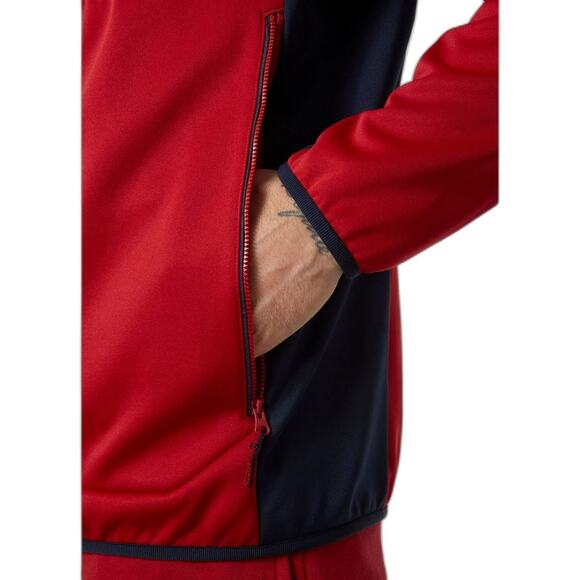 Helly Hansen Men's RWB Rigging Fleece Jacket Red XL Regular Fit 53809-162 $180 - Picture 5 of 5
